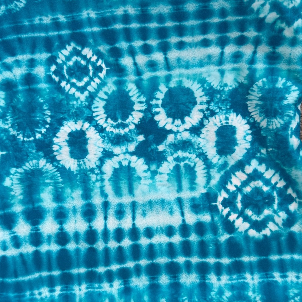 ZeroXposur Teal & Aqua Tie-Dye Tankini with Skort - Picture 3 of 8